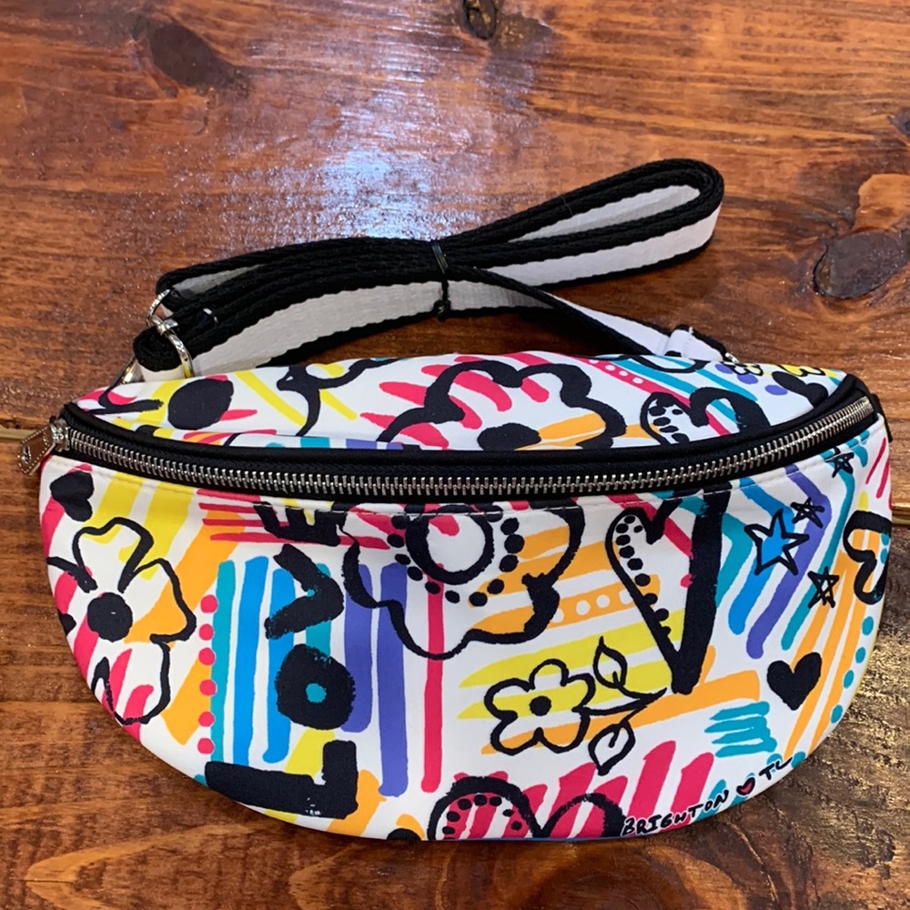 Brighton Graffiti Love Crossbody Fanny Pack